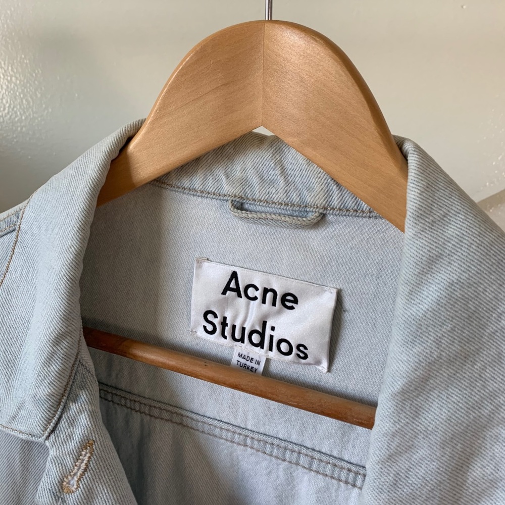Acne Studios light wash denim jacket
